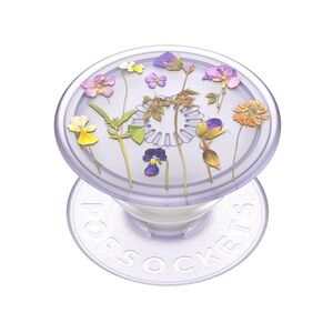 PopSockets PlantCore Cell Phone Grip & Stand Purple Fields
